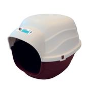 M-PETS Igloo Dog House Bordeau &amp;amp; Ivory image