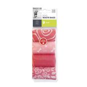 M-PETS Rose Scented Waste Bags, 60 Pack image