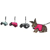 TRIXIE Large Rabbit Soft Harness with leash 25-40cm, Leash 1.20m image