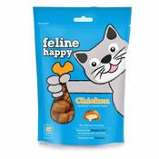 FELINE HAPPY Chicken Flavoured Cat Treats, 60g