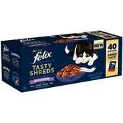 FELIX Tasty Shreds Mixed Selection Pouch,  40x80g image