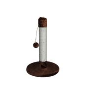 BLUE PAW Scratch Post with Brown Plush Base, 45cm image