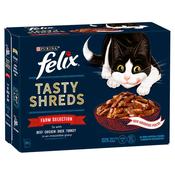 FELIX Shreds Farm Selection in Gravy, 12x80g image