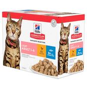HILLS Light Cat Food Pouch, 12x85g image