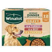 WINALOT Sunday Dinner in Gravy Pouch Multipack, 12x100g image