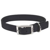 COASTAL Nylon Double Ply Dog Collar, Black image