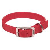COASTAL Nylon Double Ply Dog Collar, Red image