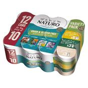 NATURO Grain Free Poultry Dog Food Cans, Variety Pack x 12 image