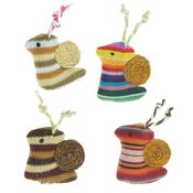IMAC Colourful Fabric Crickets Cat Toy image