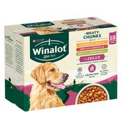 WINALOT Grain Free Meaty Chunks Dog Food, 12x100g image