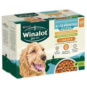 WINALOT Meaty Chunks Puppy Food, 12x100g image