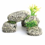BETTA Grey Stone Ornament, Medium image