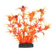BETTA Plastic Orange Plant for Aquarium, 20cm image