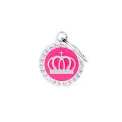 MY FAMILY Pink Glam Crown ID Tag image