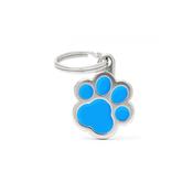 MY FAMILY Paw Light Blue ID Tag image