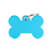 MY FAMILY Big Bone Light Blue Aluminium ID Tag image