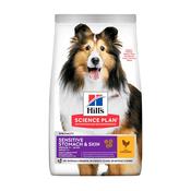 HILL'S SCIENCE PLAN Sensitive Stomach &amp;amp; Skin Adult Medium/Large Dog Food, 14kg image