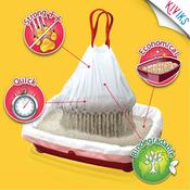 KIVIKS Layered Biodegradable Filter Litter Bags image