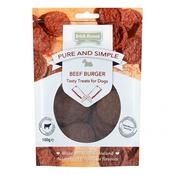 IRISH ROVER Pure &amp;amp; Simple Beef Burger Dog Treats, 100g image