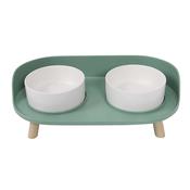 M-PETS Altitude Double Raised Pet Bowl, 2x450ml image