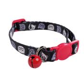 M-PETS Zany Eco Cat Collar, Black &amp;amp; Red image