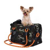 M-PETS Remix Travel Carrier with Orange Lead &amp;amp; Shoulder Belt
