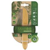 M-PETS Bamboo Regular Pet Comb with Rotating Teeth image
