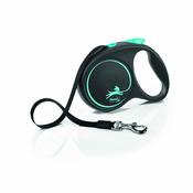 FLEXI BLACK DESIGN Small Tape Dog Lead, 5m image