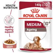 ROYAL CANIN Ageing 10+ Medium Gravy Pouch, 140g image