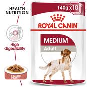 ROYAL CANIN Medium Adult Gravy Pouch, 140g image