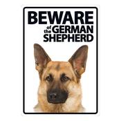 Beware of the German Shepherd Sign image