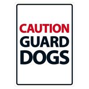 Caution Guard Dog Sign image
