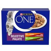 PURINA ONE Selective Palate Cat Food, 8 Pack image