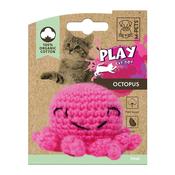 M-PETS 100% Organic Cotton Pink Octopus Cat Toy image