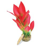 BETTA Red Flame Silk Plant with Sand Base image