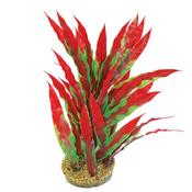 BETTA Green &amp;amp; Red Plastic Plant with Sand Base image
