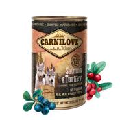CARNILOVE Wild Meat Puppy Food Can, Salmon &amp;amp; Turkey image