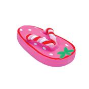 LI'L PALS Latex Flip Flop Dog Toy, Pink image