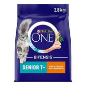 PURINA ONE Senior 7+ Dry Cat Food Chicken, 2.8kg image