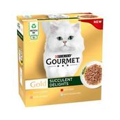 GOURMET Gold Succulent Delights Adult Wet Cat Food Chicken, 8x85g image