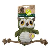 ECO Corduroy Owl Dog Toy image