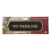 No Parking Cast Iron Sign image