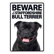 Beware Of The Staffordshire Bull Terrier Sign image