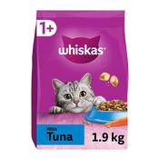 WHISKAS Complete Adult Cat Food, Tuna 1.9kg image