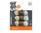 M-PETS Rawhide Bone with Duck, 3 Pack