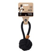M-PETS Coto Loop Ball for Dogs, Black image