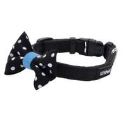 LI'L PALS Microfiber Dog Collar, Black Dottie image