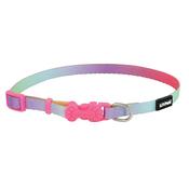 LI'L PALS Adjustable Patterned Dog Collar, Pastel Rainbow image