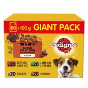 PEDIGREE Dog Pouches Mixed Selection in Jelly, 80x100g Mega Pack image
