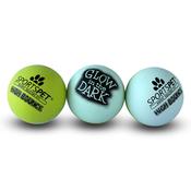 SPORTSPET High Bounce Glow in the Dark Ball, 3 Pack image